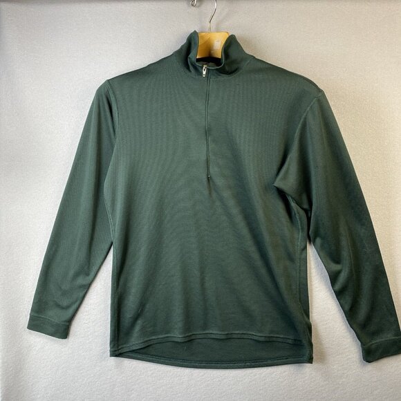 Patagonia Sweater Men's Small Green Capilene Midweight Base Layer Small Holes !! - Picture 1 of 16